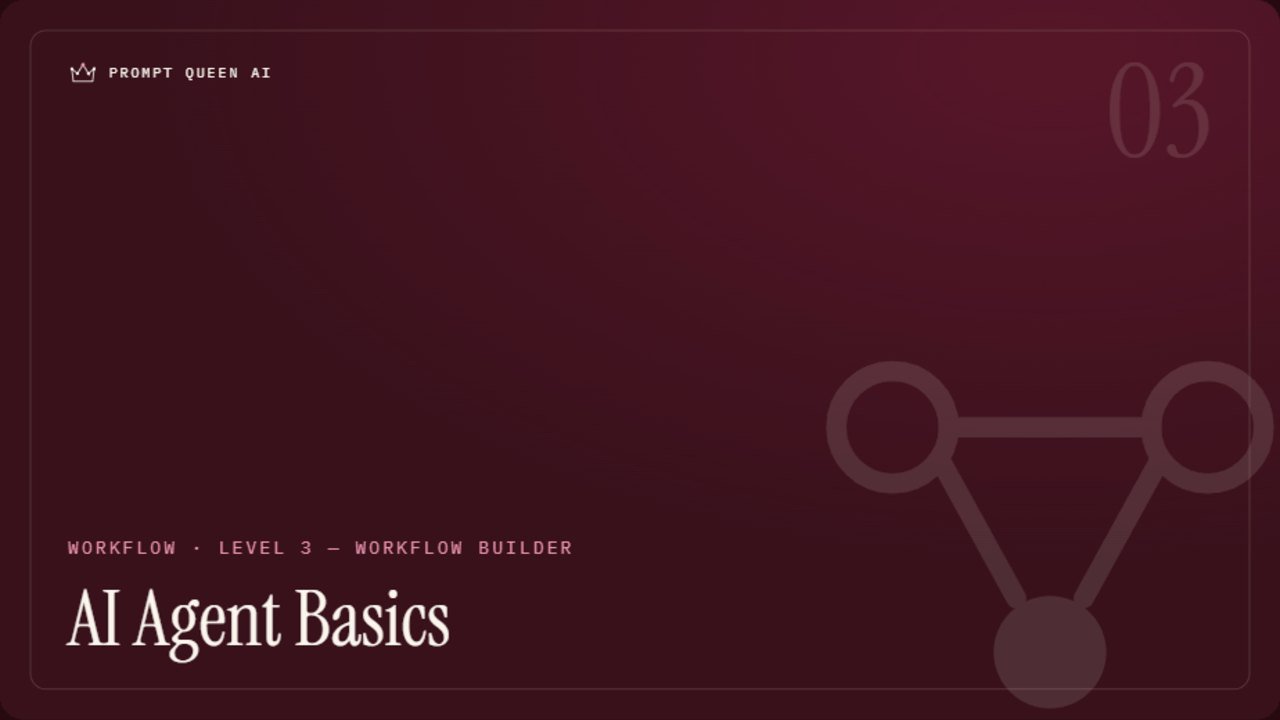 AI Agent Basics — course cover