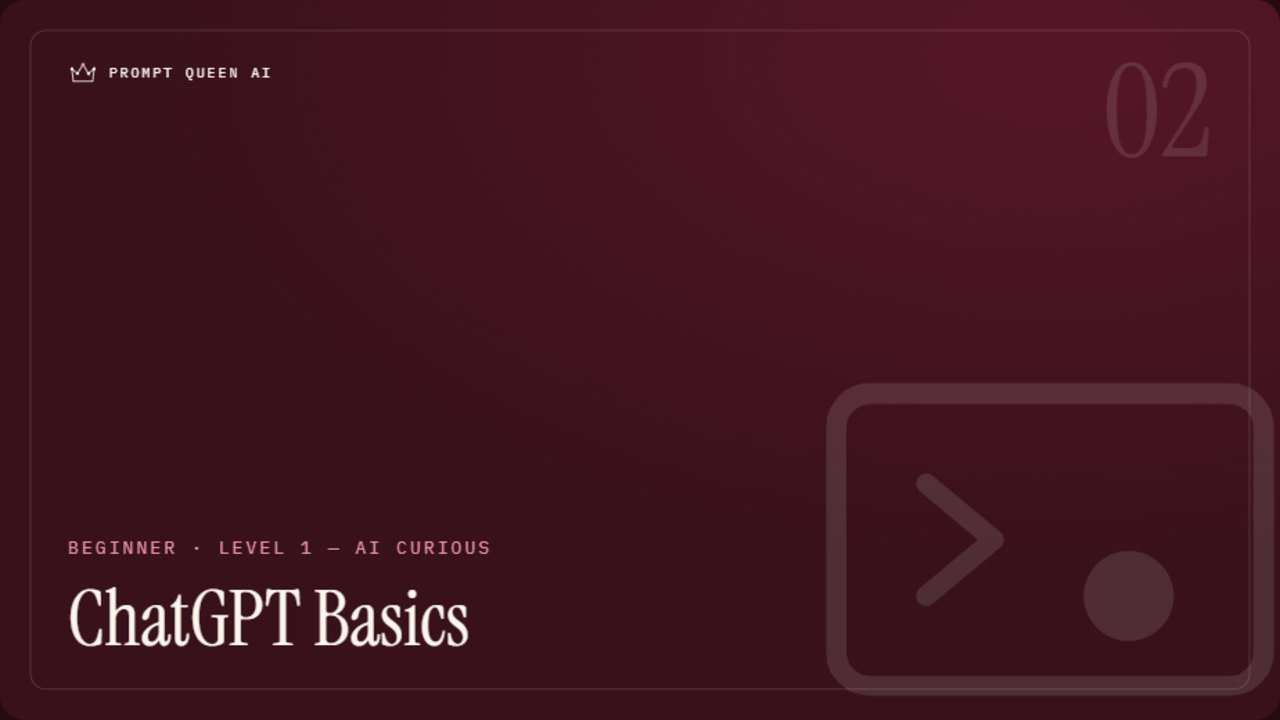 ChatGPT Basics — course cover