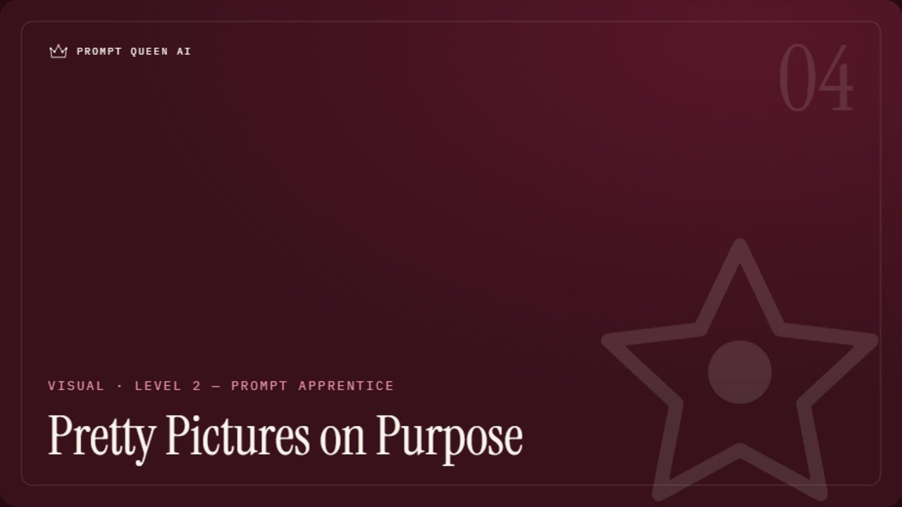 Pretty Pictures on Purpose — course cover
